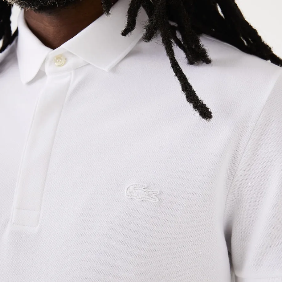 Men's Stretch Cotton Smart Paris Polo White Patagonia Clothing