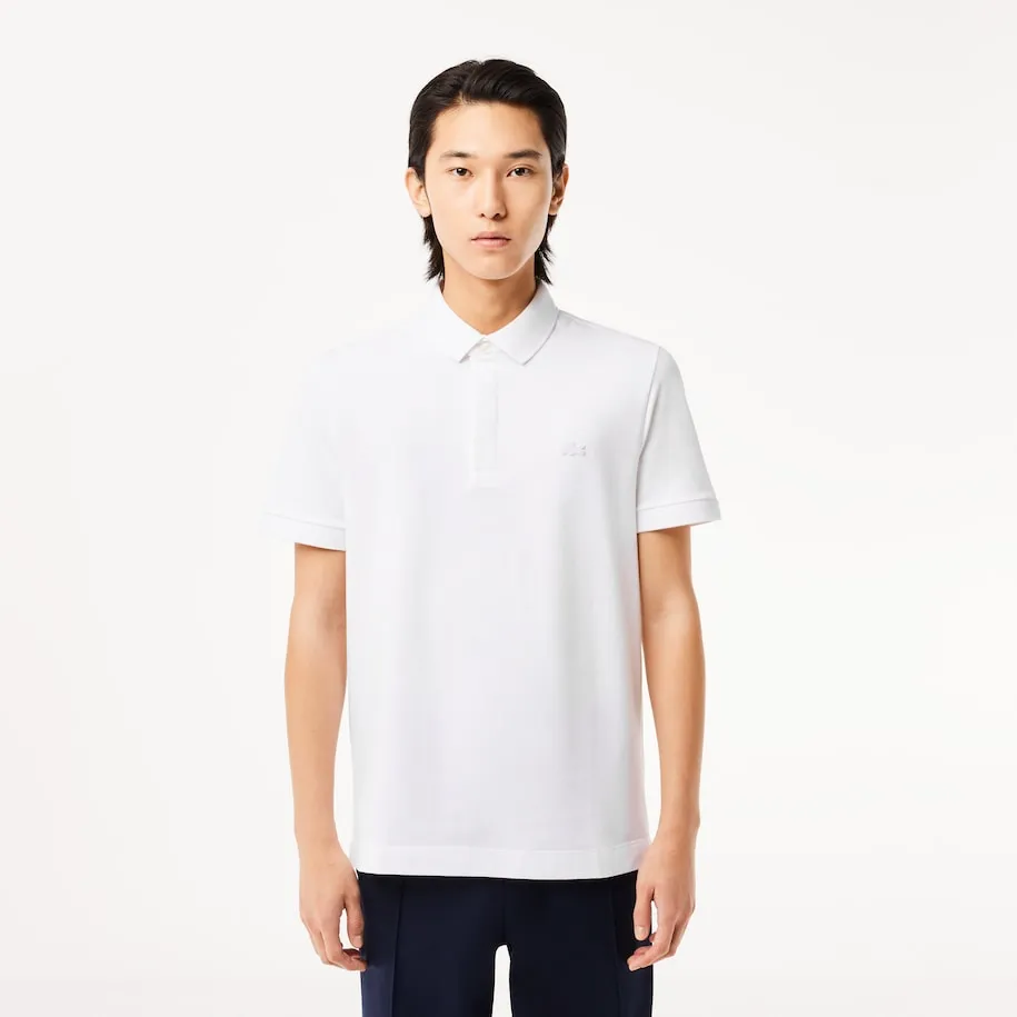 Men's Stretch Cotton Smart Paris Polo White Patagonia Clothing