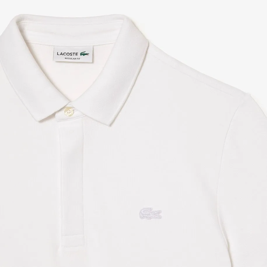 Men's Stretch Cotton Smart Paris Polo White Patagonia Clothing