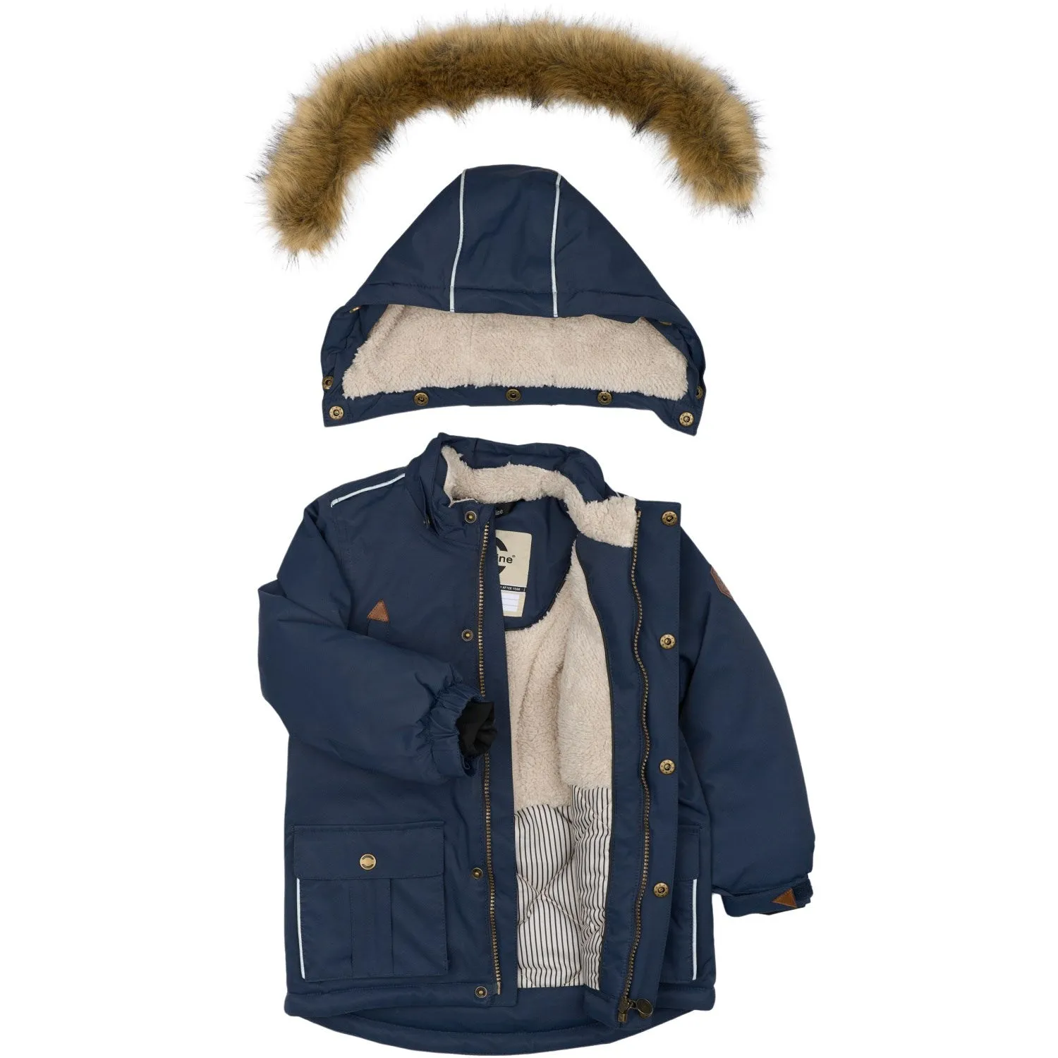 Mikk-Line Blue Nights Twill Nylon Parca Babykids_Mikk-Line