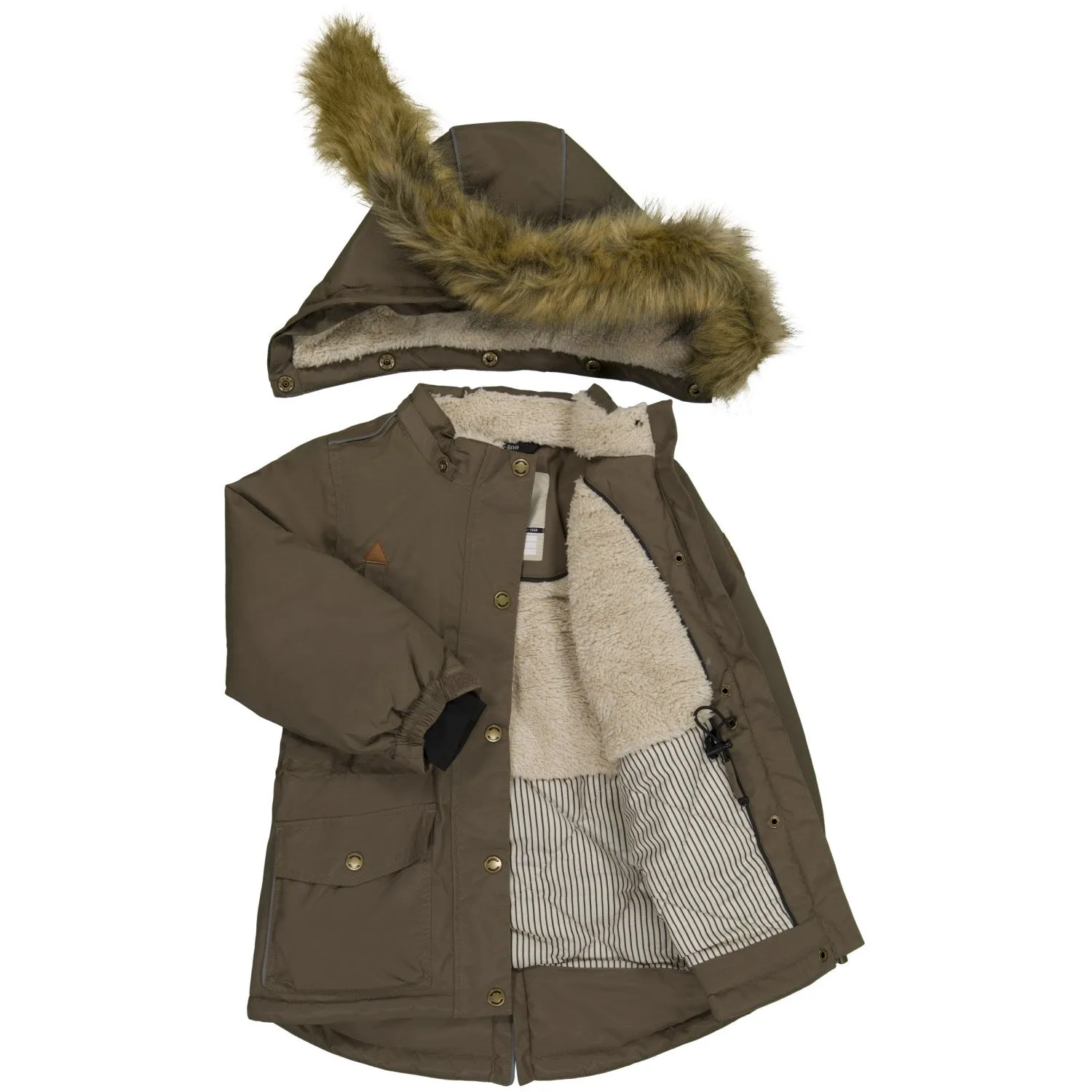 Mikk-Line Chocolate Chip Twill Nylon Parca Babykids_Mikk-Line