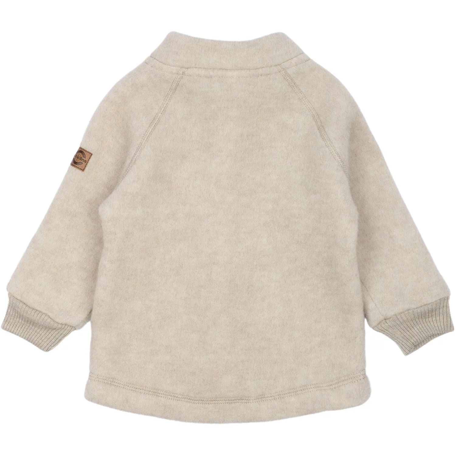 Mikk-Line Melange Offwhite Wool Jacket Babykids_Mikk-Line