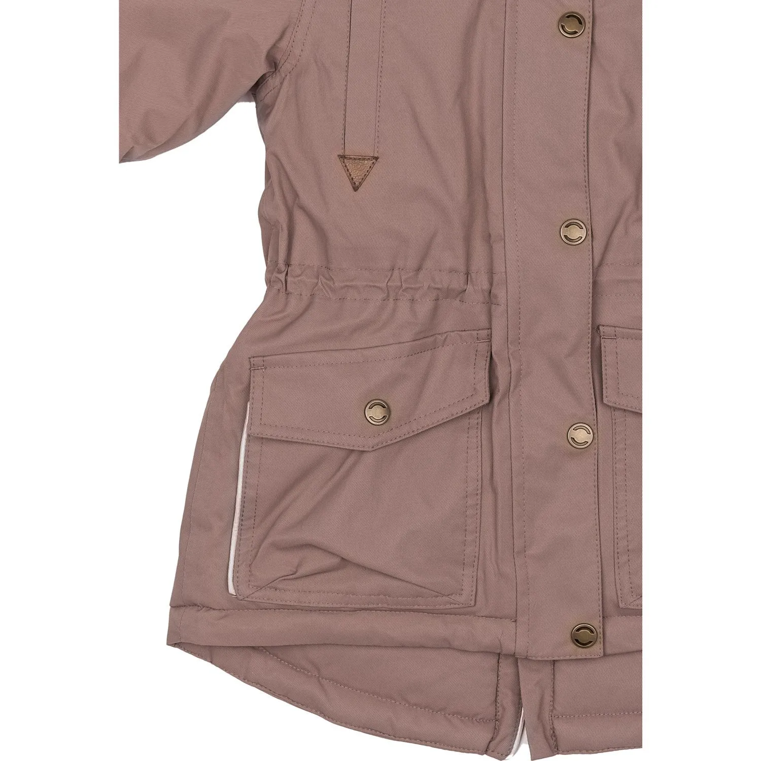 Mikk-Line Twilight Mauve Twill Nylon Parca Babykids_Mikk-Line