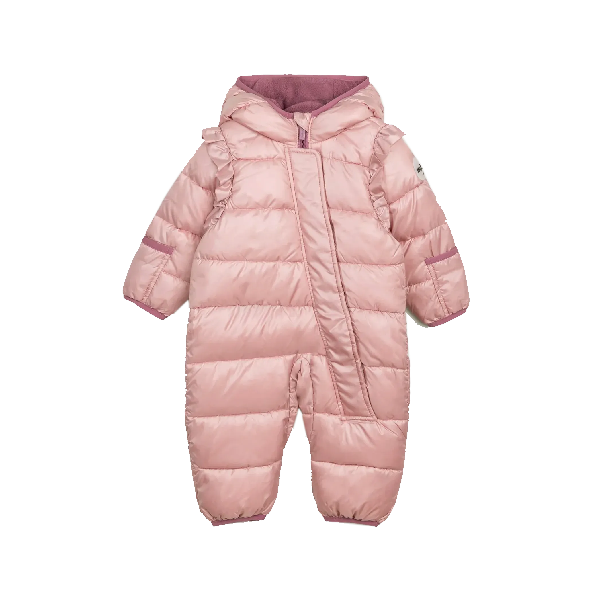 MILES THE LABEL Hooded Snowsuit - Rose