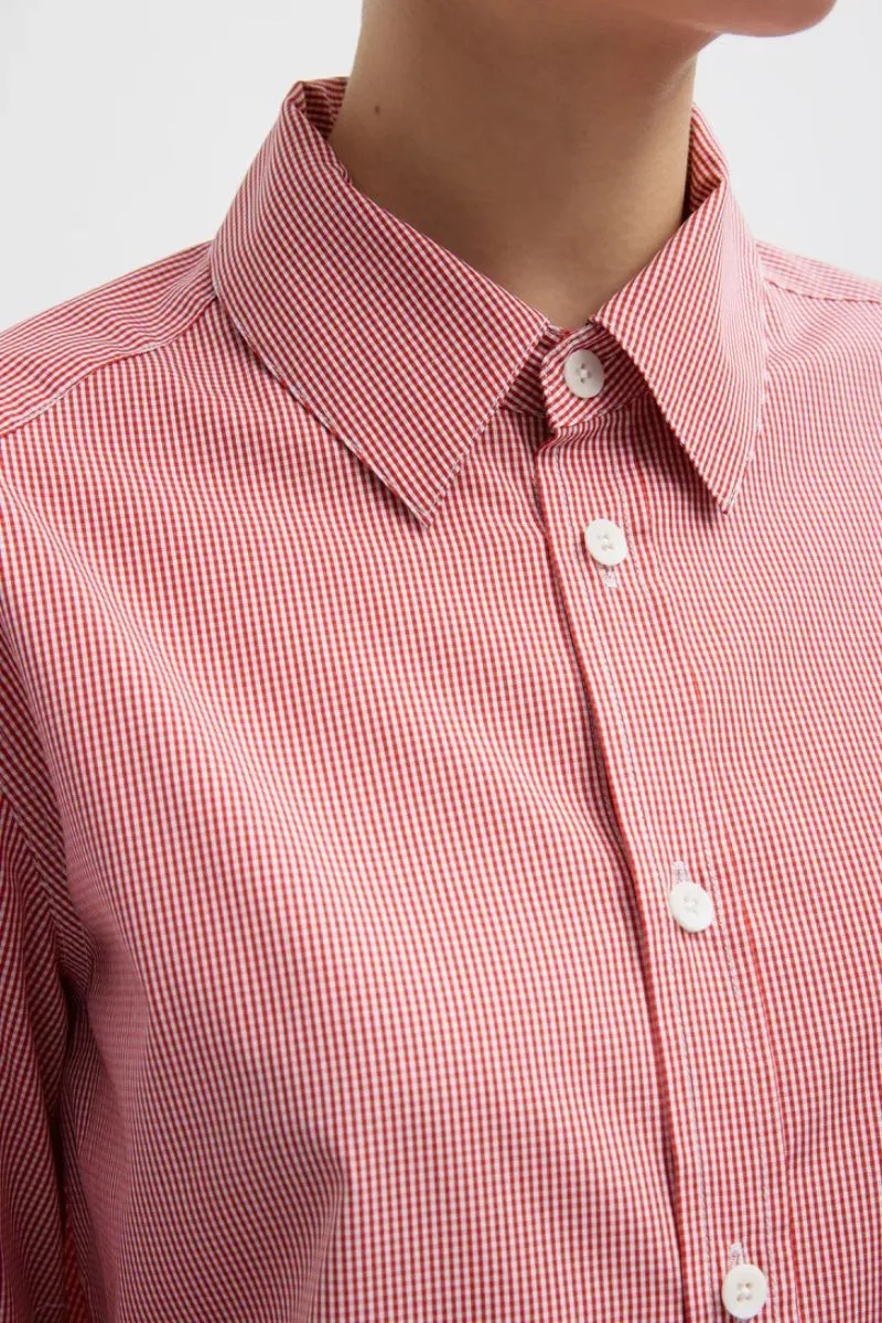 Mini Check Slim Shirt
