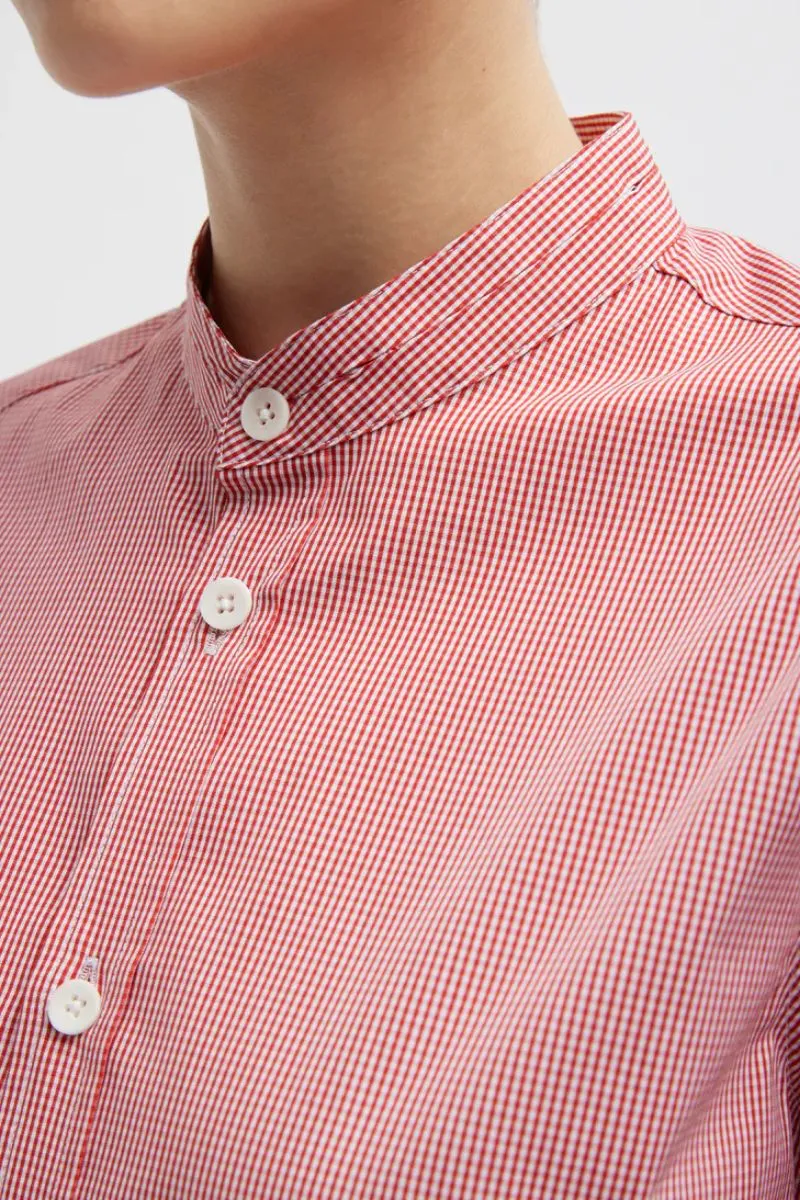 Mini Check Slim Shirt
