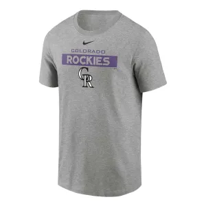 MLB - Men's Colorado Rockies Logo T-Shirt (N199 06G DNV 0L3)