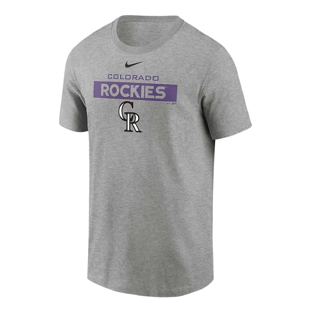 MLB - Men's Colorado Rockies Logo T-Shirt (N199 06G DNV 0L3)