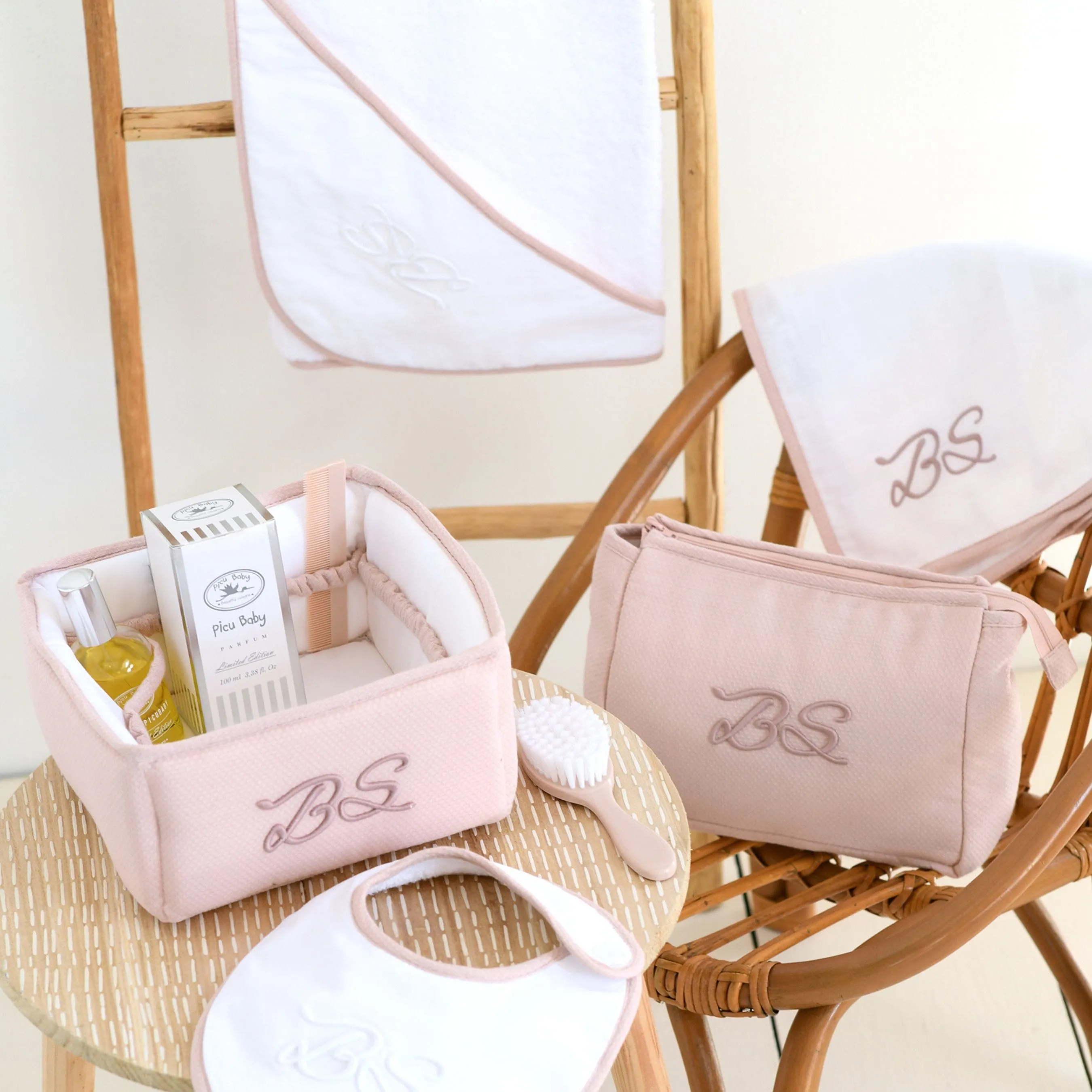 Mon Beau Trousseau | Dusty Rose Wash Bag (25cm) Babykids_Bebe-Sweeny