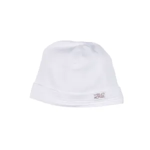 Mon Beau Trousseau | Girls White Cotton Hat Babykids_Bebe-Sweeny