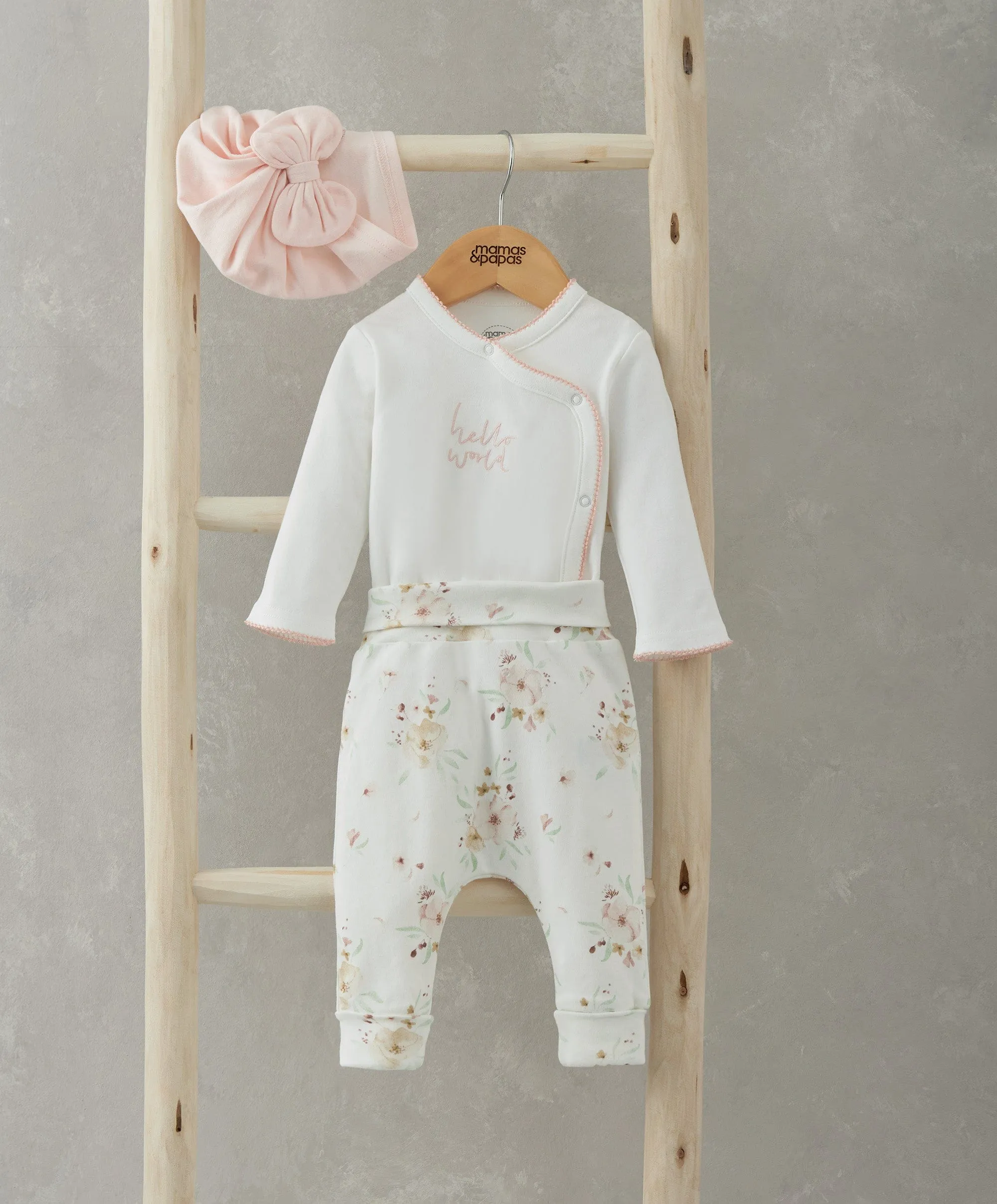 My First Outfit Set (3 Piece) - Floral