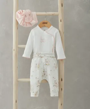 My First Outfit Set (3 Piece) - Floral