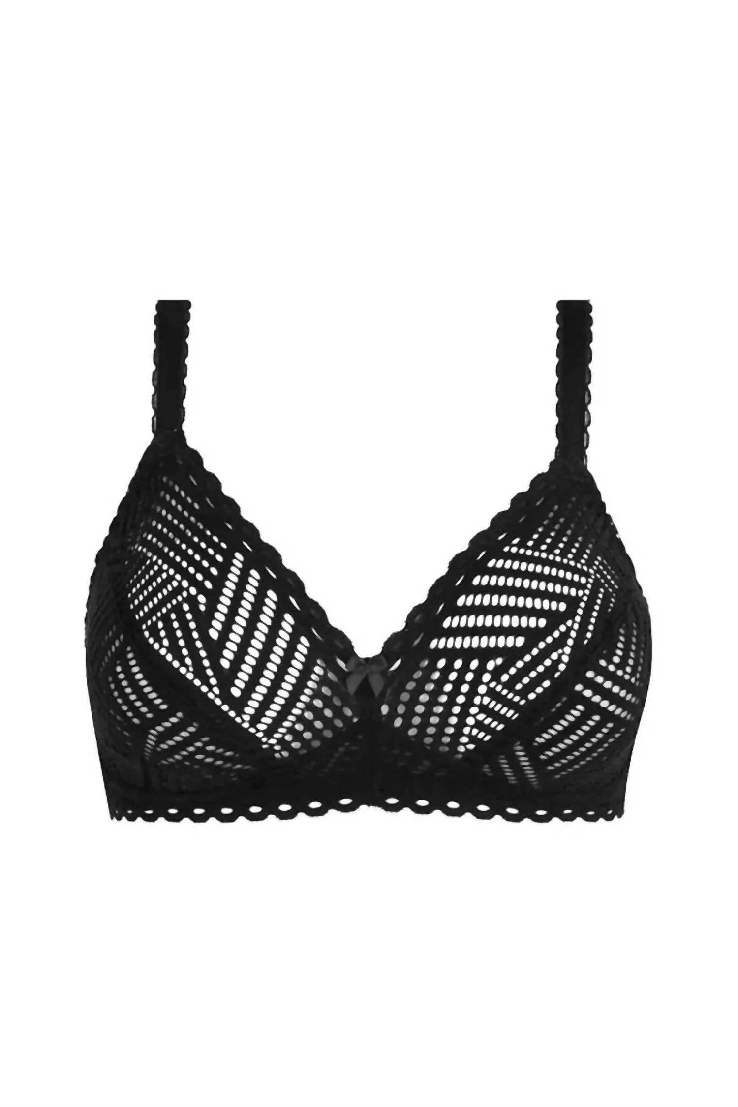Nonwire Triangle Bra In Black