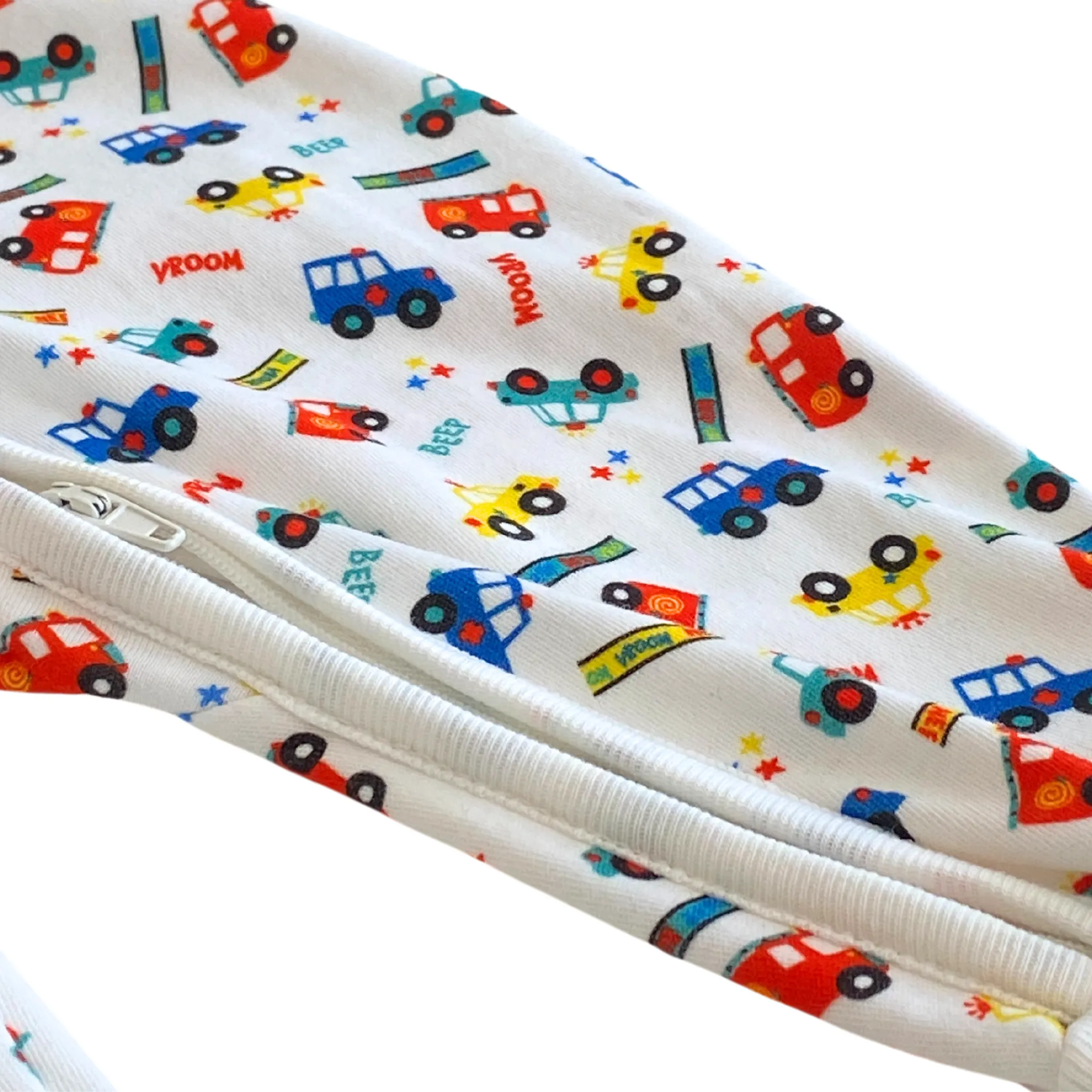 Organic Cotton Convertible Pajama Cars