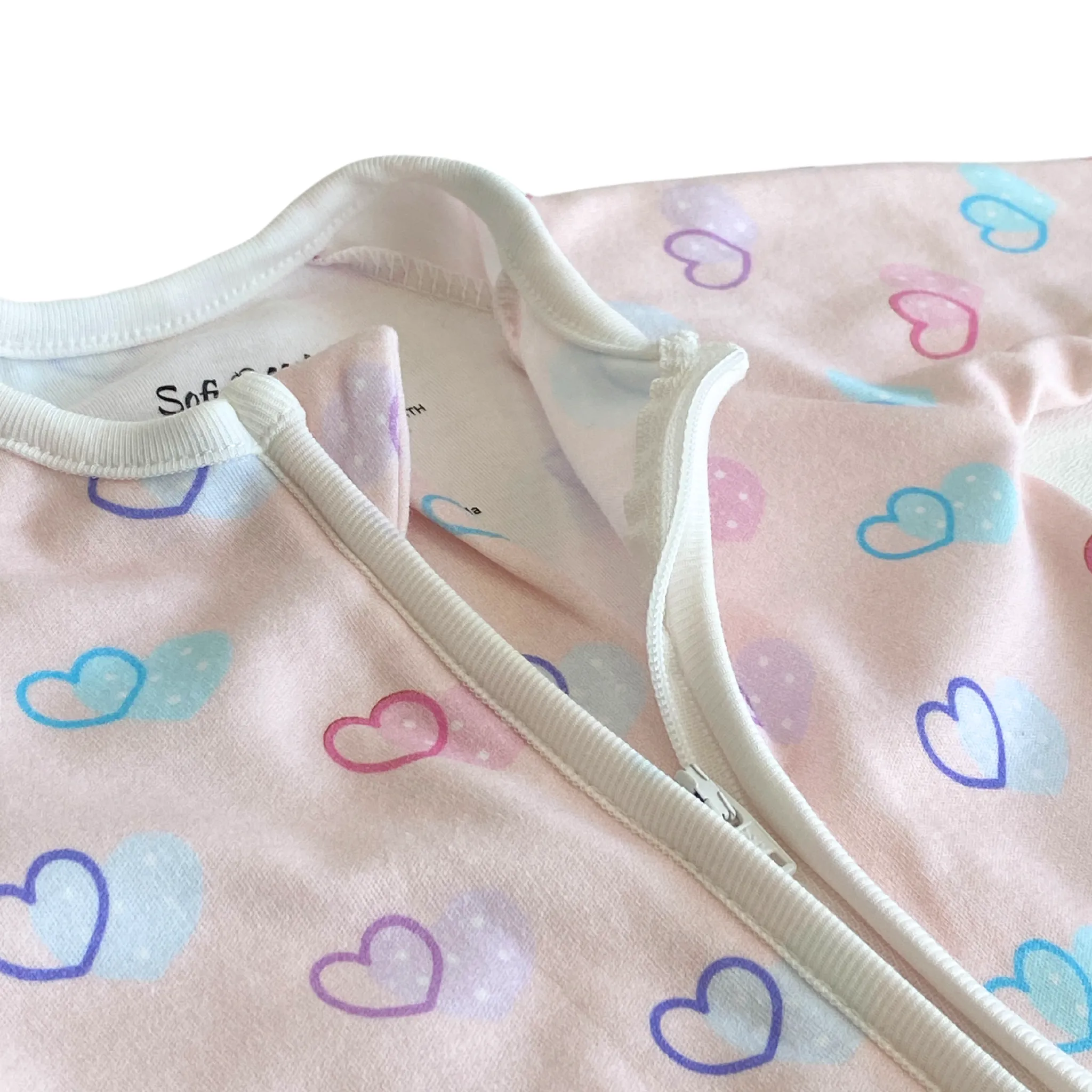 Organic Cotton Convertible Pajama Mixed Hearts