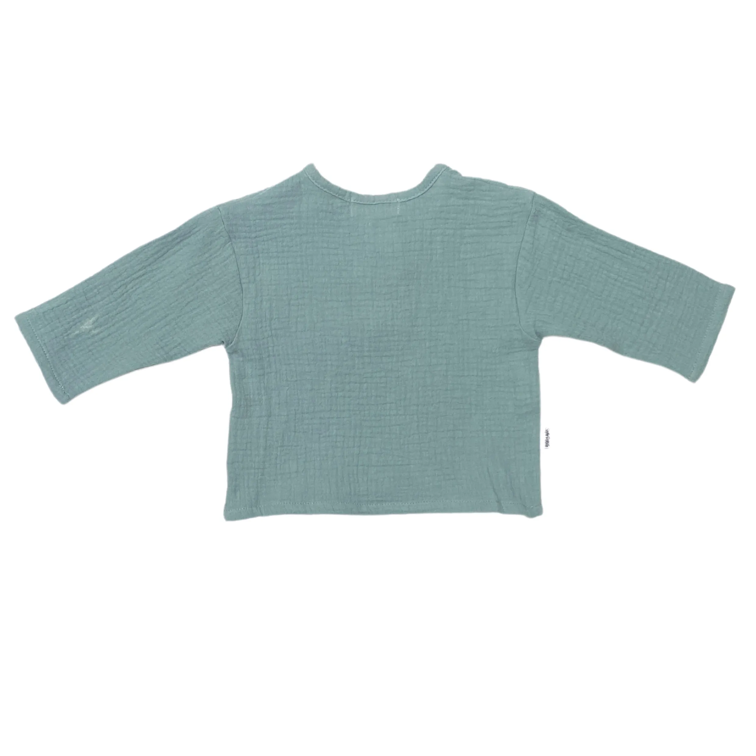 Organic Cotton Muslin Long Sleeve Top and Bottom Set