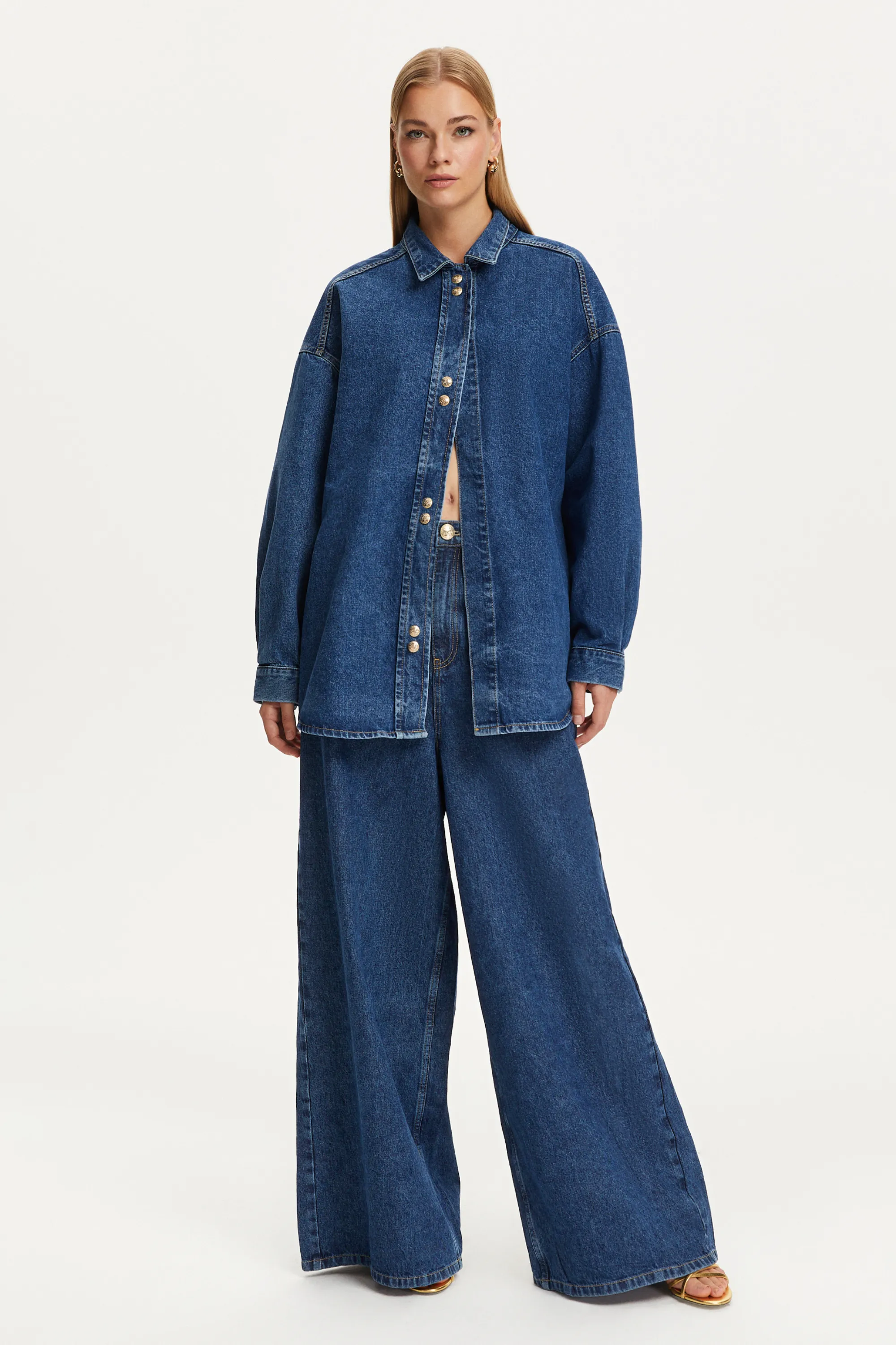 Oversized Denim Shirt