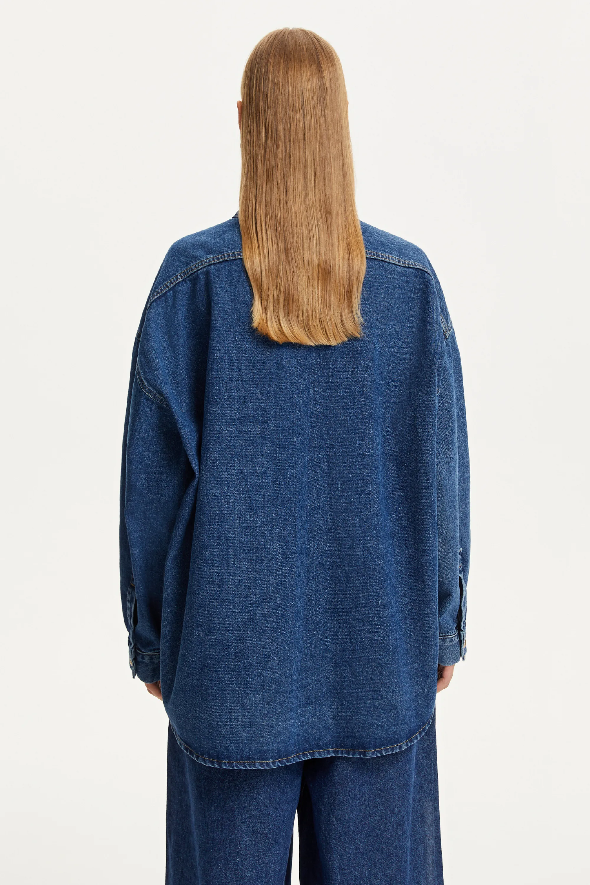 Oversized Denim Shirt