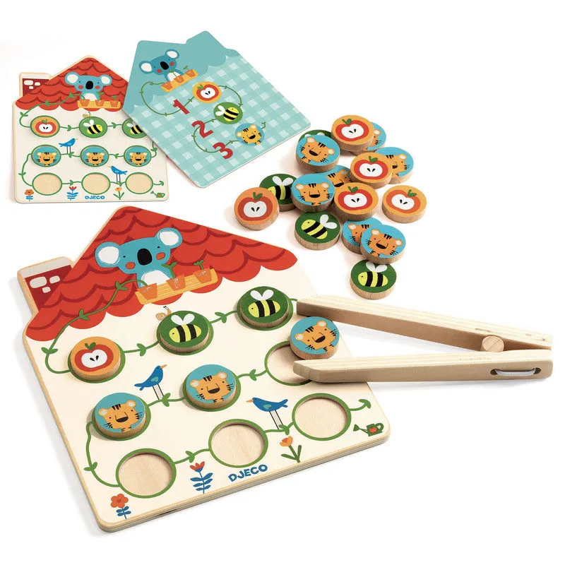 Pinstou Wooden Counting Game