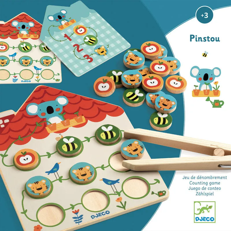 Pinstou Wooden Counting Game