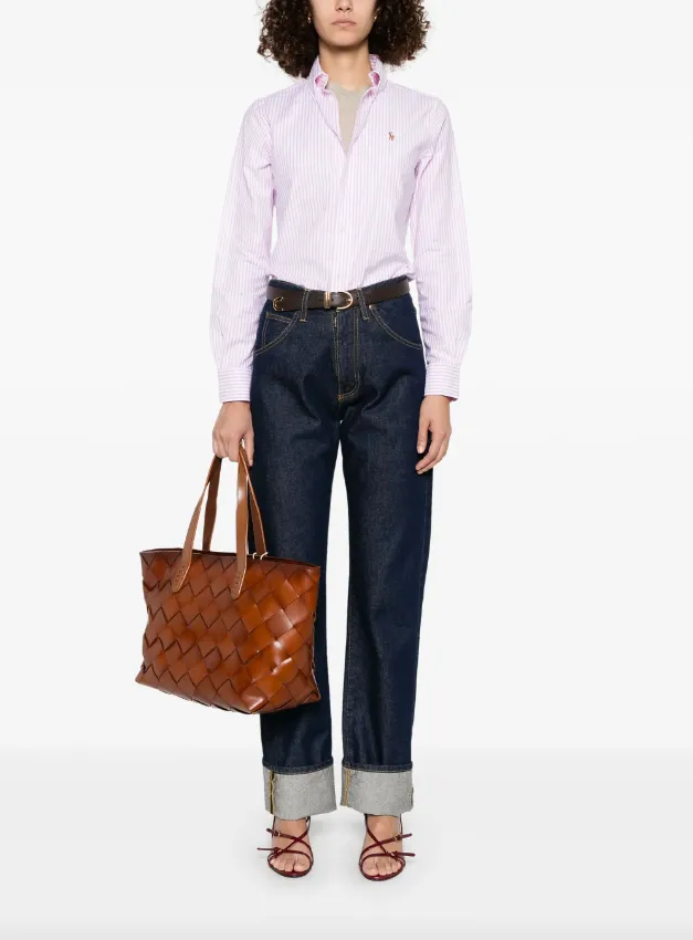 Polo Ralph Lauren stretch slim fit striped oxford shirt
