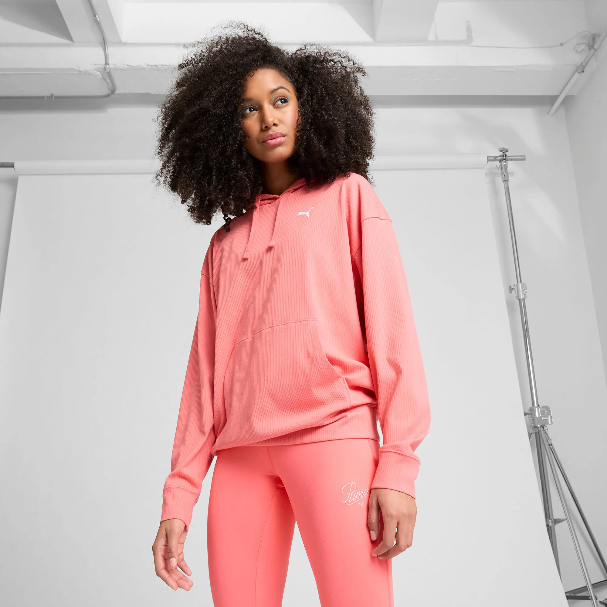 PUMA Women's ESS ELEVATED Comfort Rib Hoodie Women