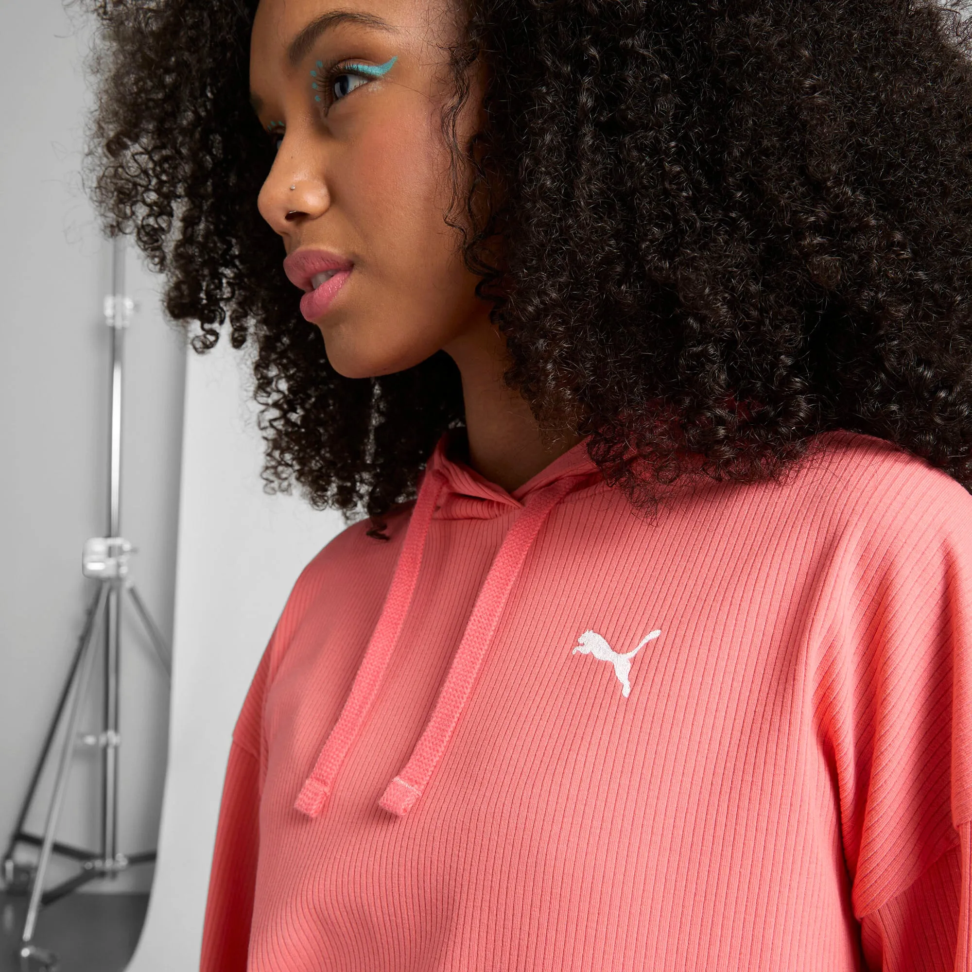 PUMA Women's ESS ELEVATED Comfort Rib Hoodie Women