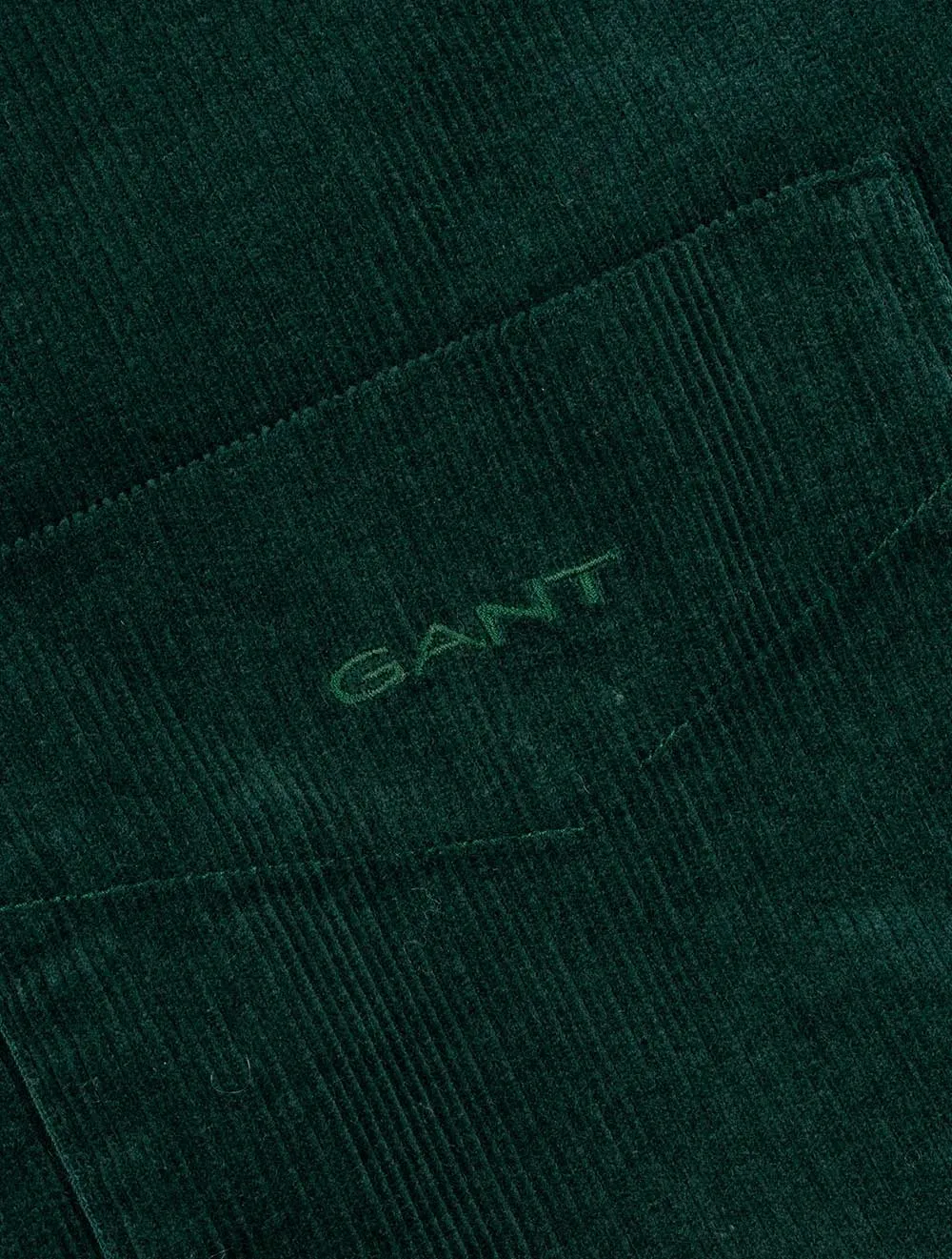 Regular Corduroy Shirt Tartan Green