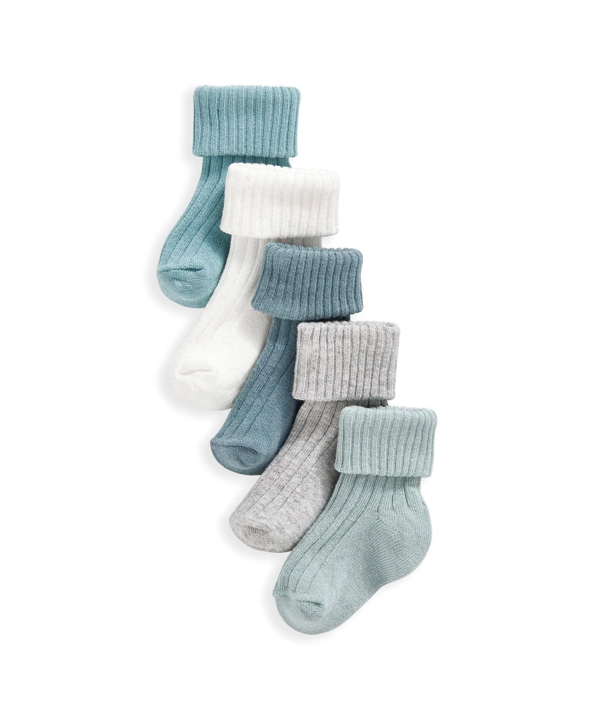 Ribbed Socks - 5 Pack Babykids Mamas & Papas