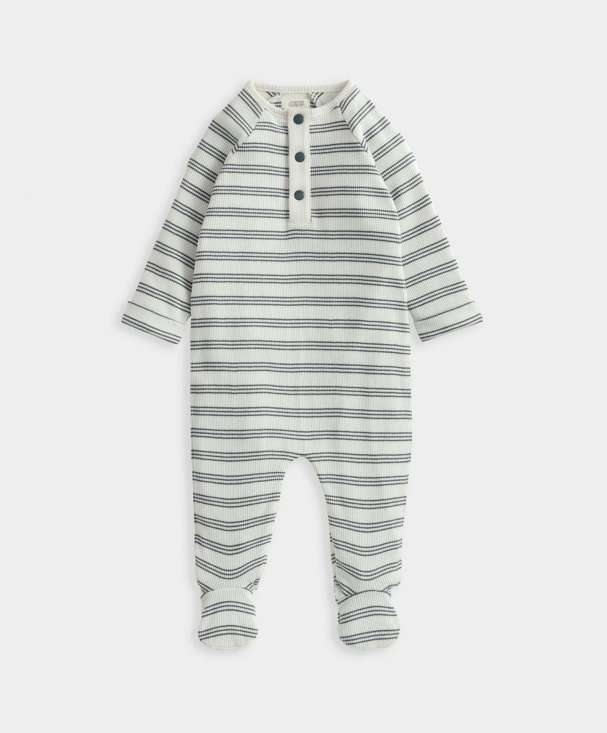 Ribbed Striped All In One