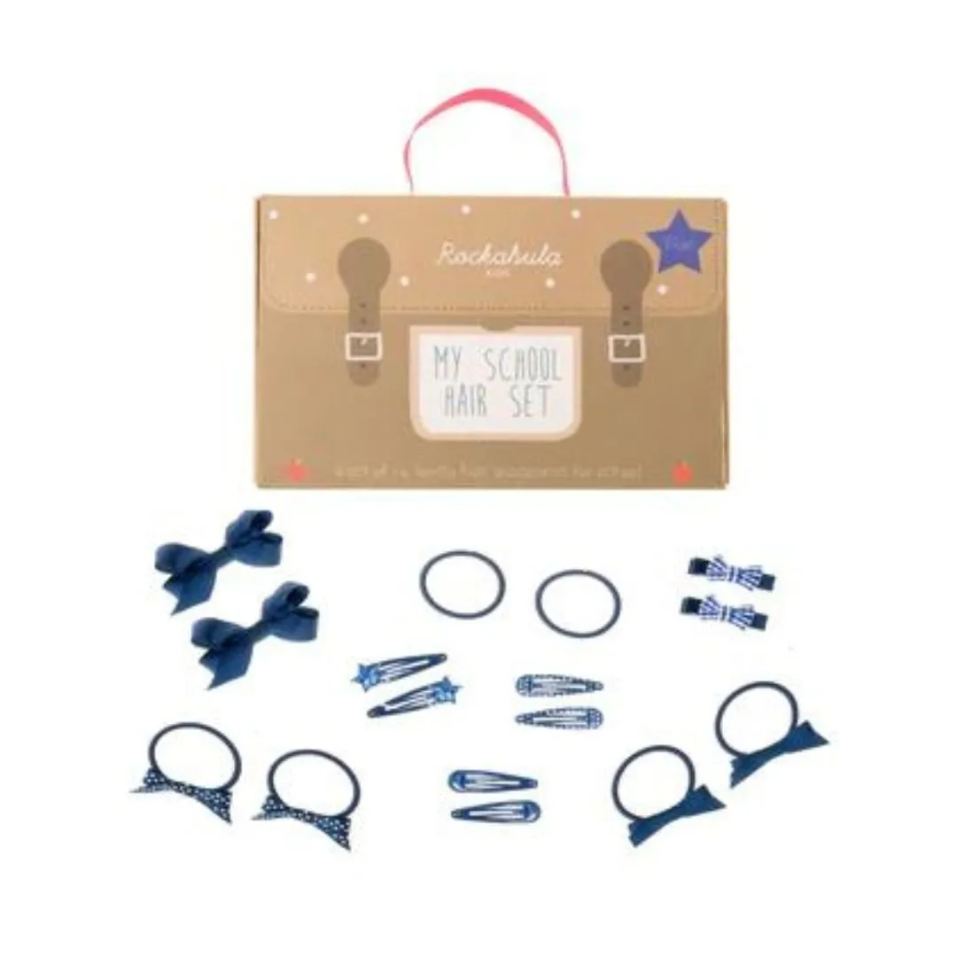 Rockahula: School Hair Set  - 16 Pieces - Navy