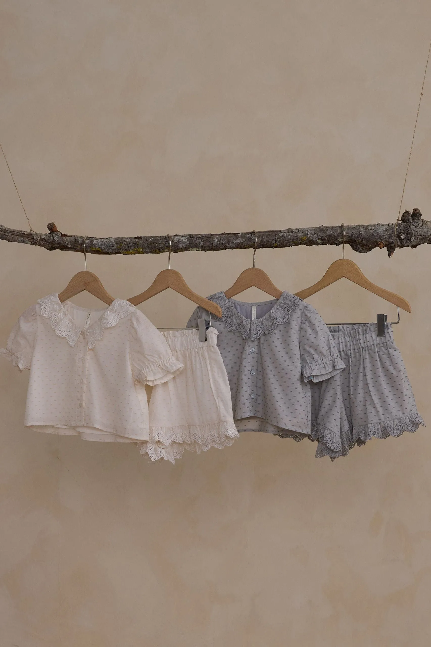 Rylee   Cru Babykids Bella Blouse | Dusty Blue