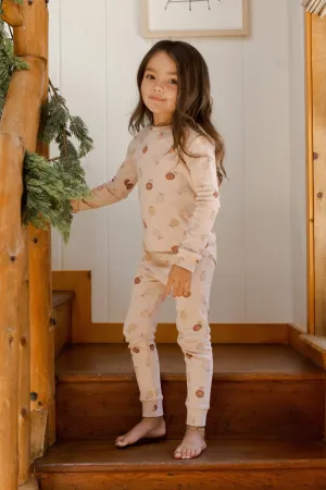 Rylee   Cru Babykids Organic LS PJ Set | Ornaments