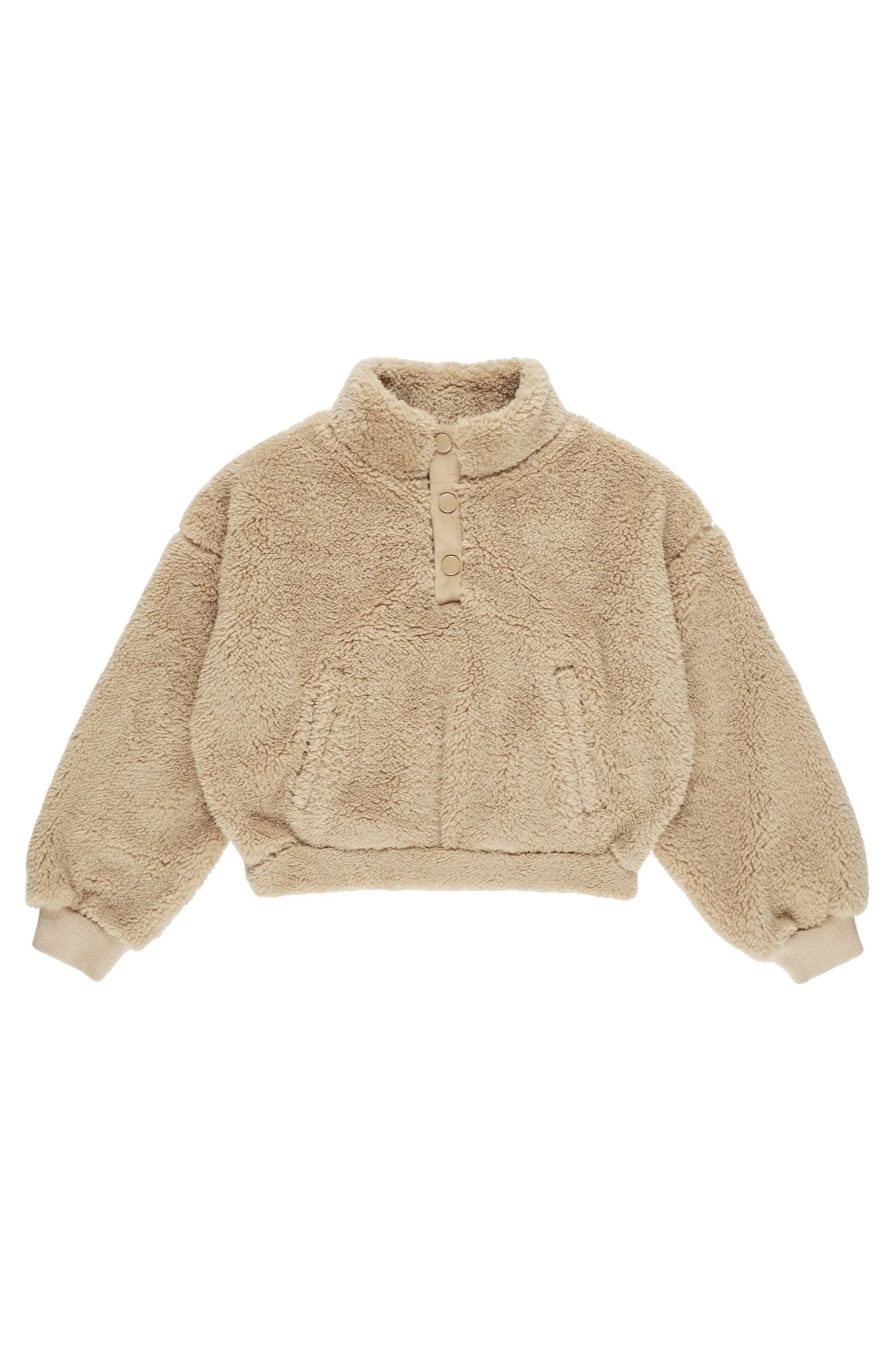 Rylee   Cru Babykids Quarter Zip Pullover | Gold