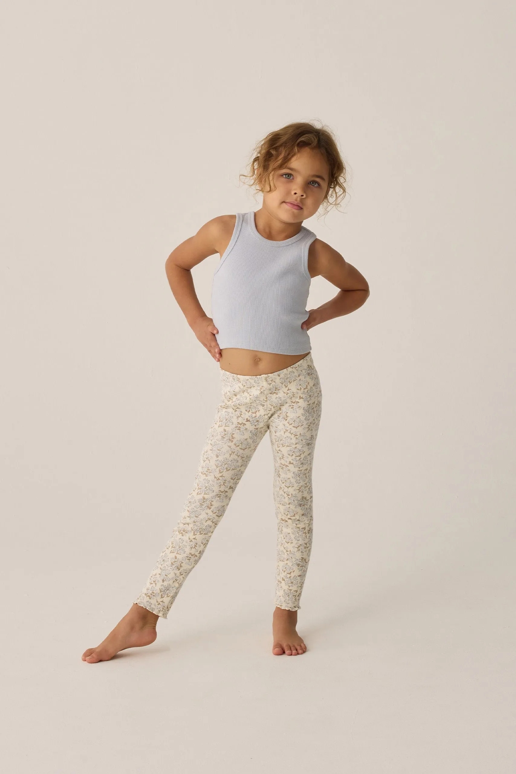 Rylee   Cru Babykids Ribbed Tank Set | Shell/ Light Blue