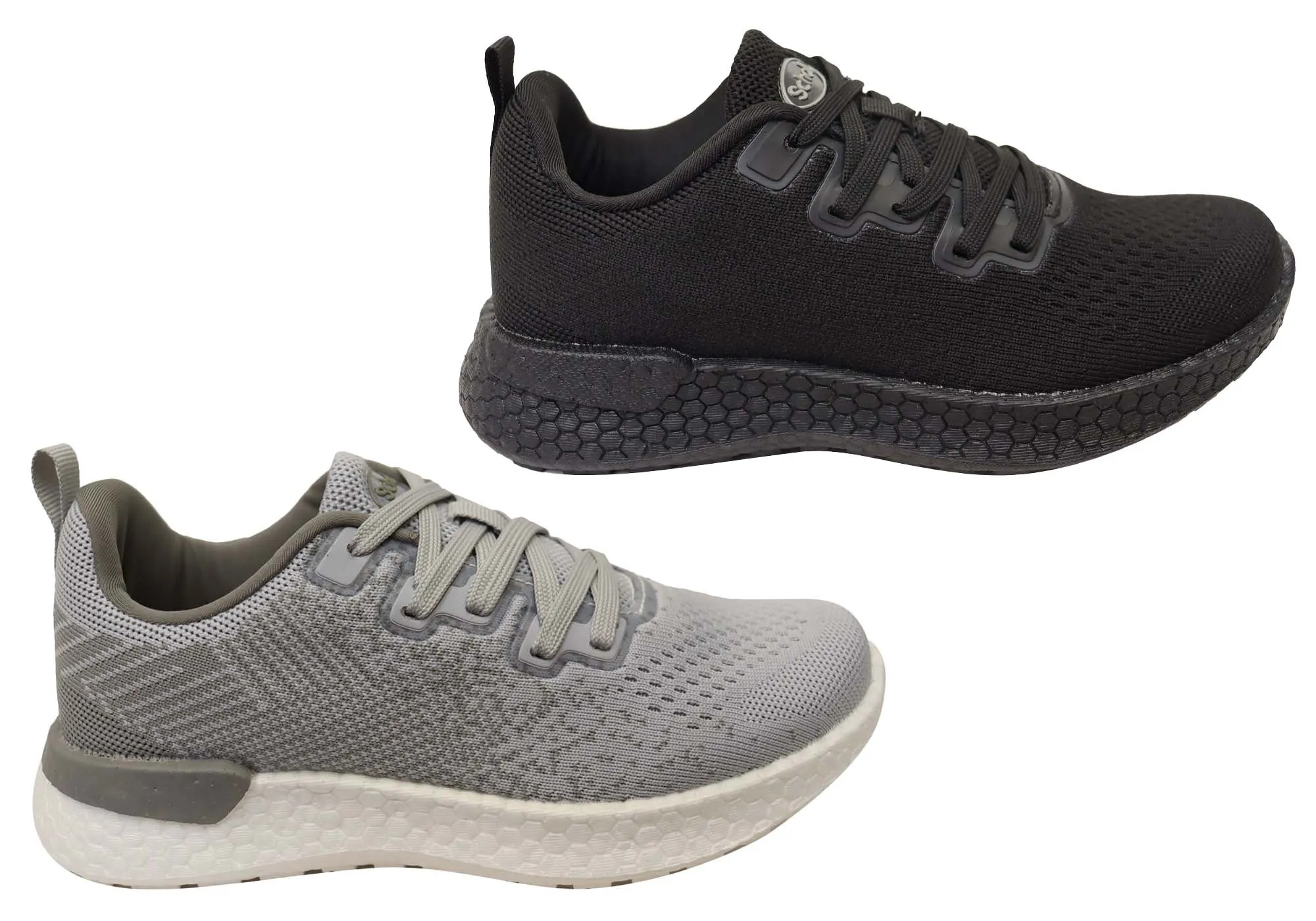 Scholl Orthaheel Maisie Womens Supportive Comfortable Lace Up Sneakers Scholl Orthaheel Shoes