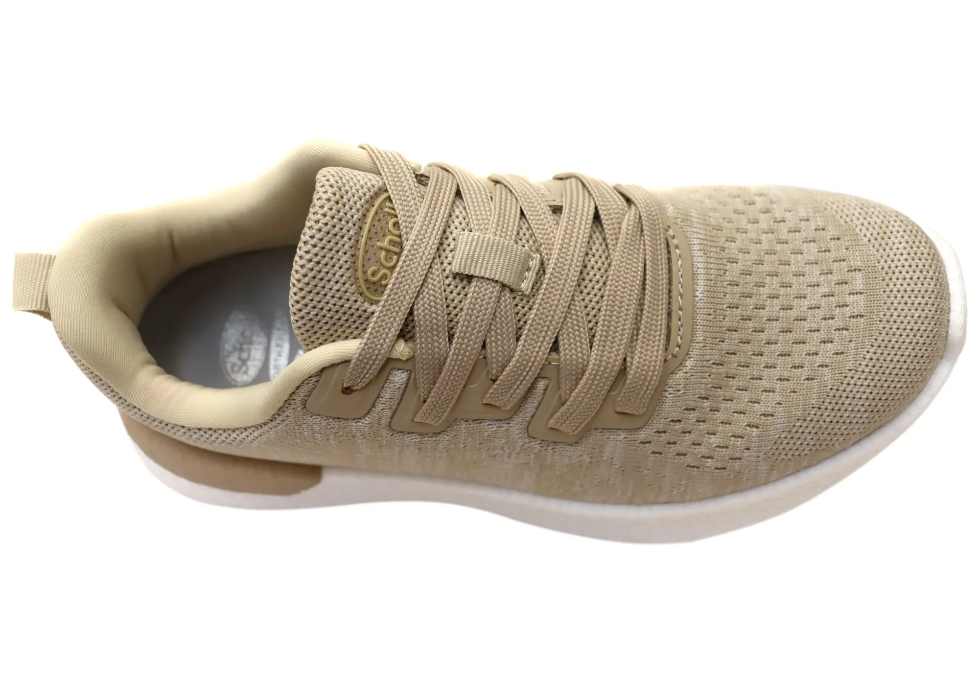 Scholl Orthaheel Maisie Womens Supportive Comfortable Lace Up Sneakers Scholl Orthaheel Shoes