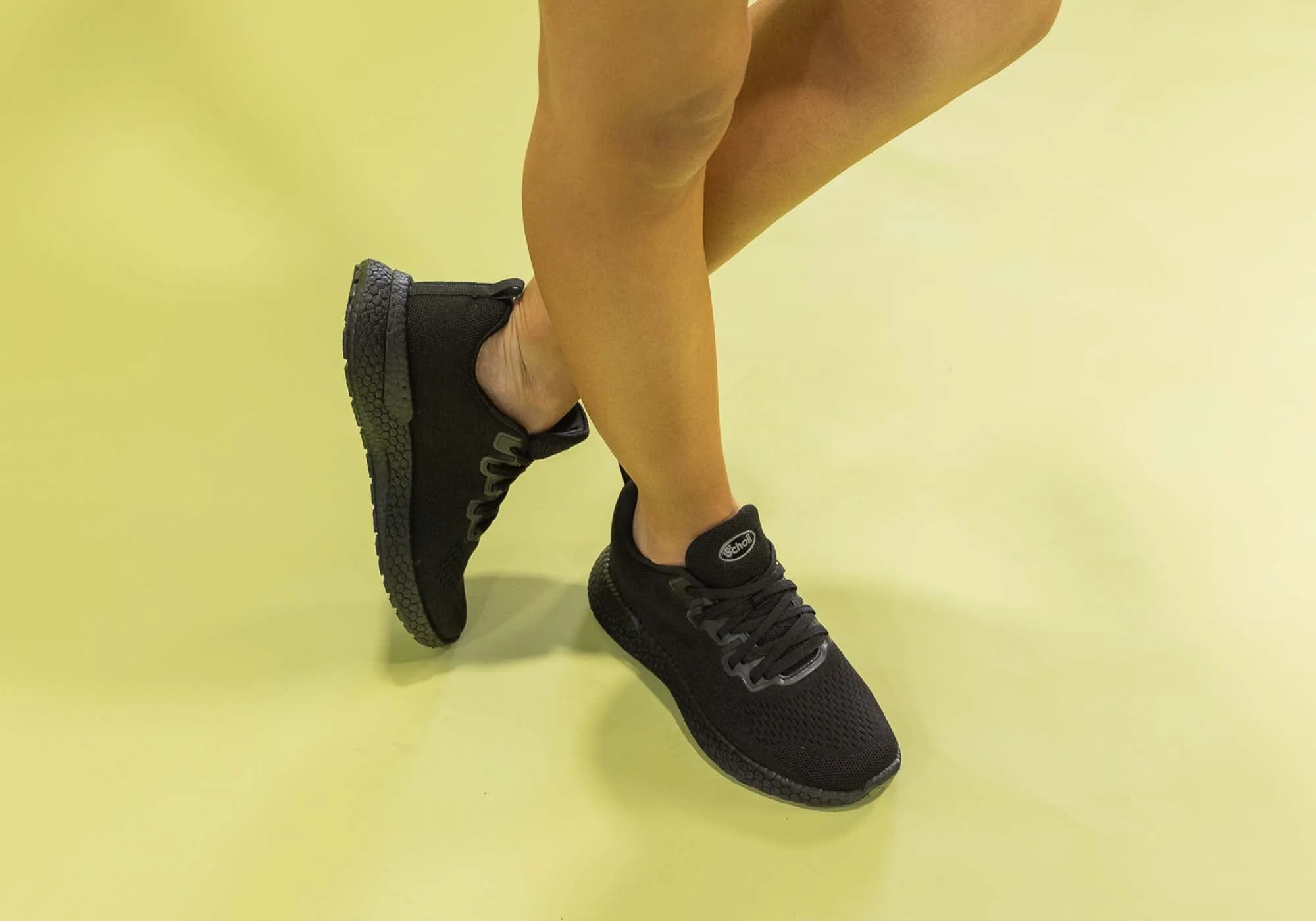 Scholl Orthaheel Maisie Womens Supportive Comfortable Lace Up Sneakers Scholl Orthaheel Shoes