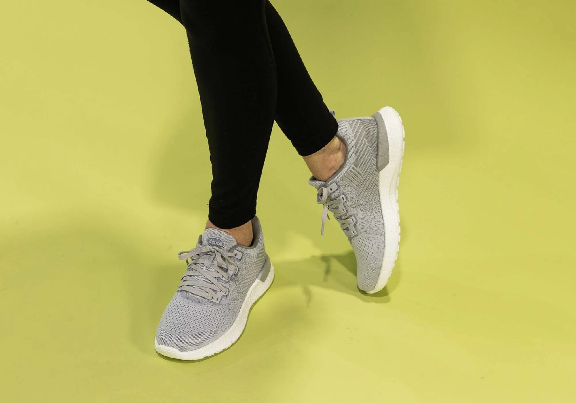Scholl Orthaheel Maisie Womens Supportive Comfortable Lace Up Sneakers Scholl Orthaheel Shoes