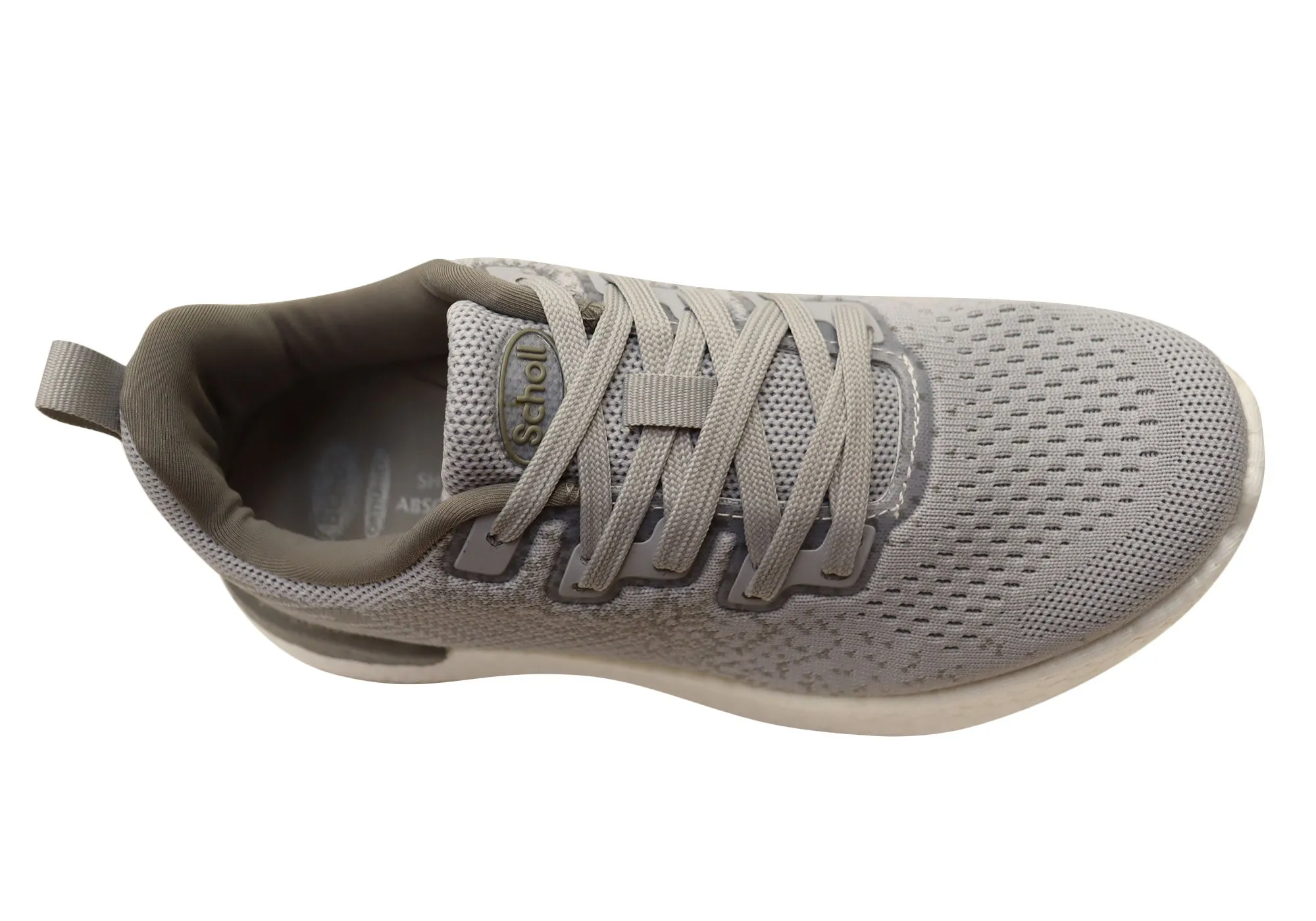 Scholl Orthaheel Maisie Womens Supportive Comfortable Lace Up Sneakers Scholl Orthaheel Shoes