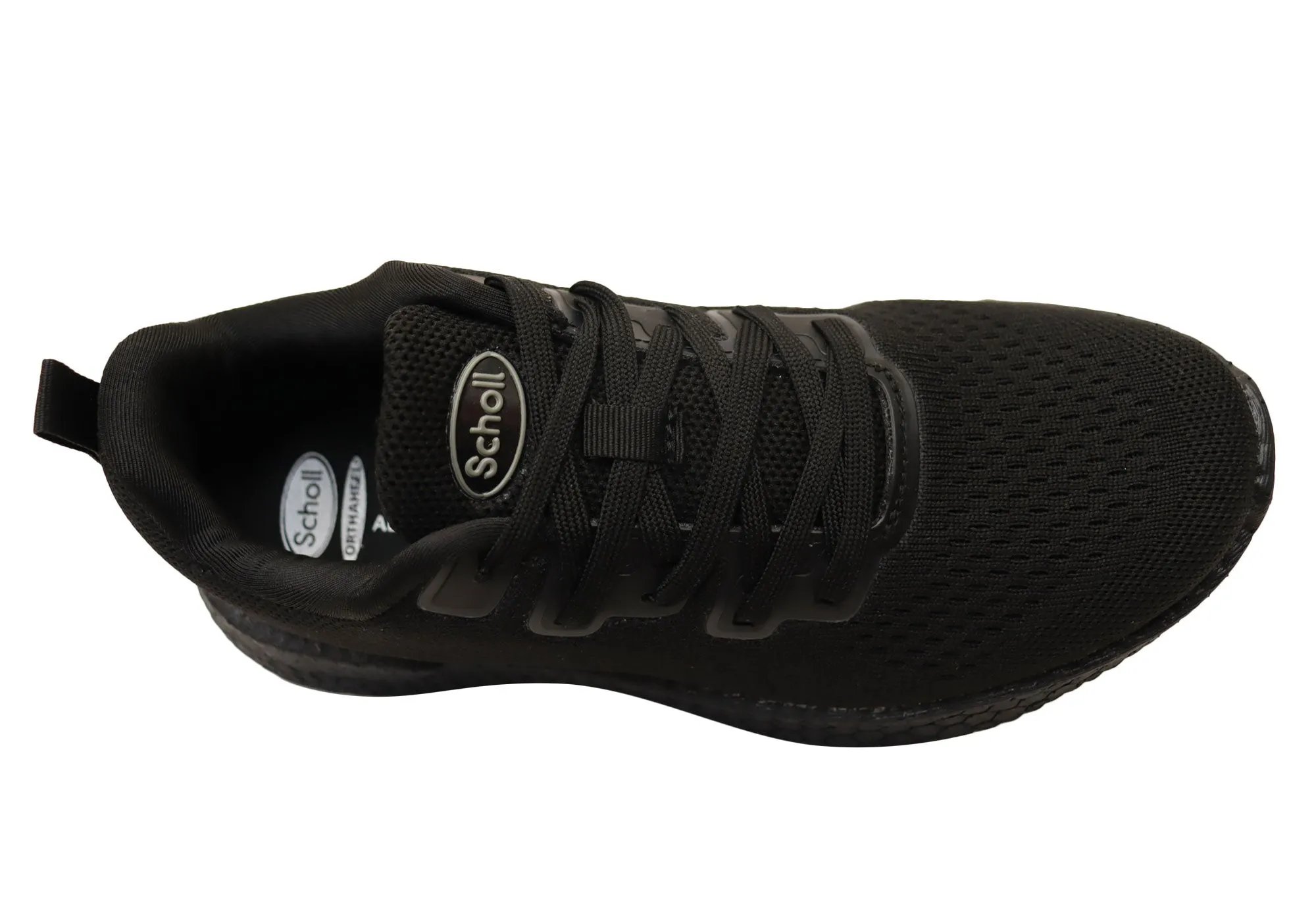 Scholl Orthaheel Maisie Womens Supportive Comfortable Lace Up Sneakers Scholl Orthaheel Shoes