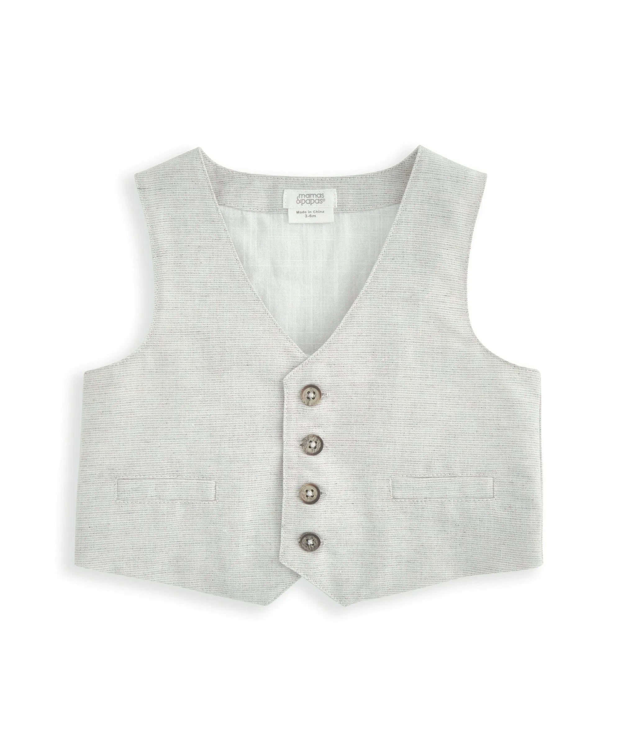 Shirt, Waistcoat, Trousers & Bow Tie Set (4 Pieces) Babykids Mamas & Papas