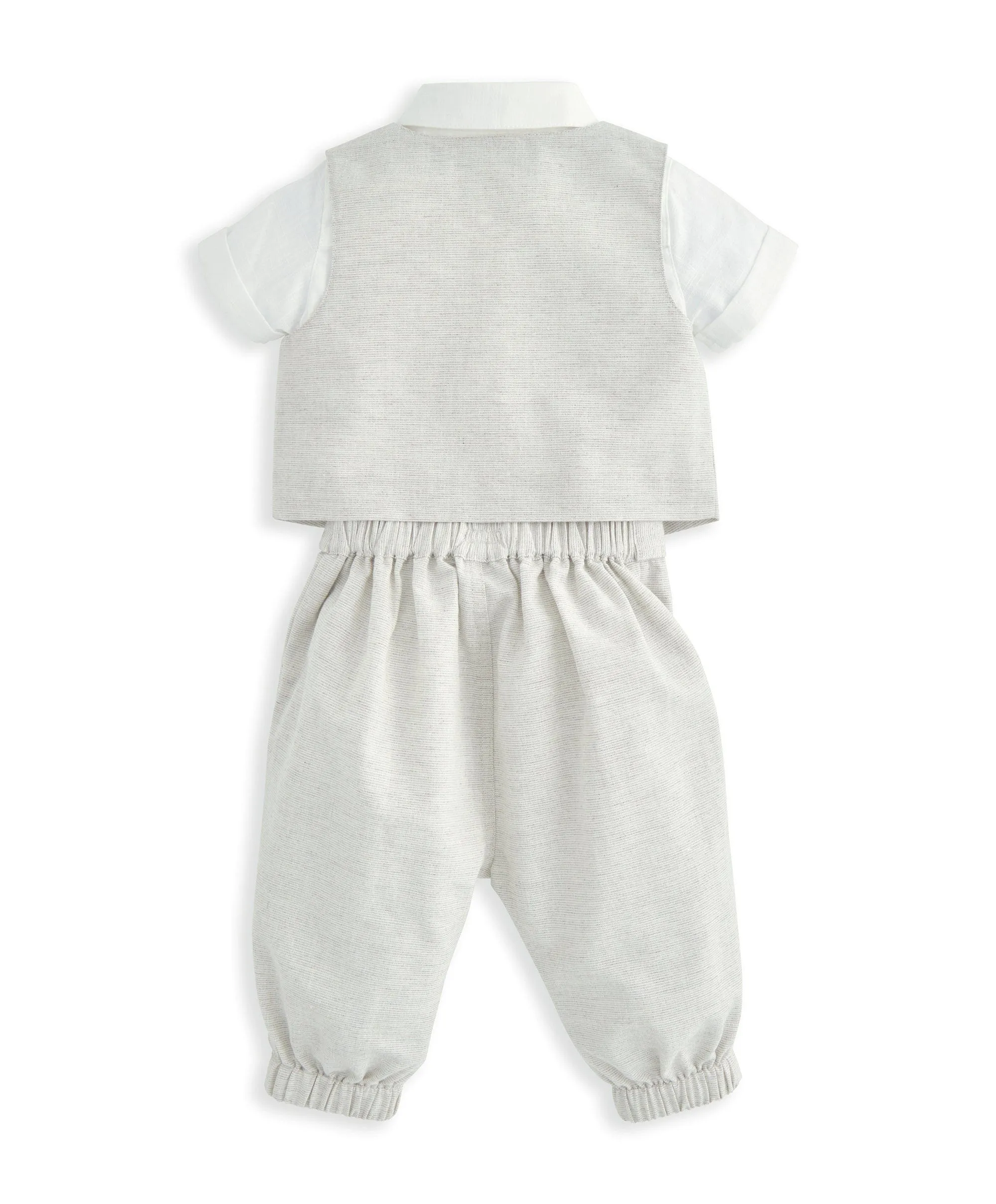 Shirt, Waistcoat, Trousers & Bow Tie Set (4 Pieces) Babykids Mamas & Papas