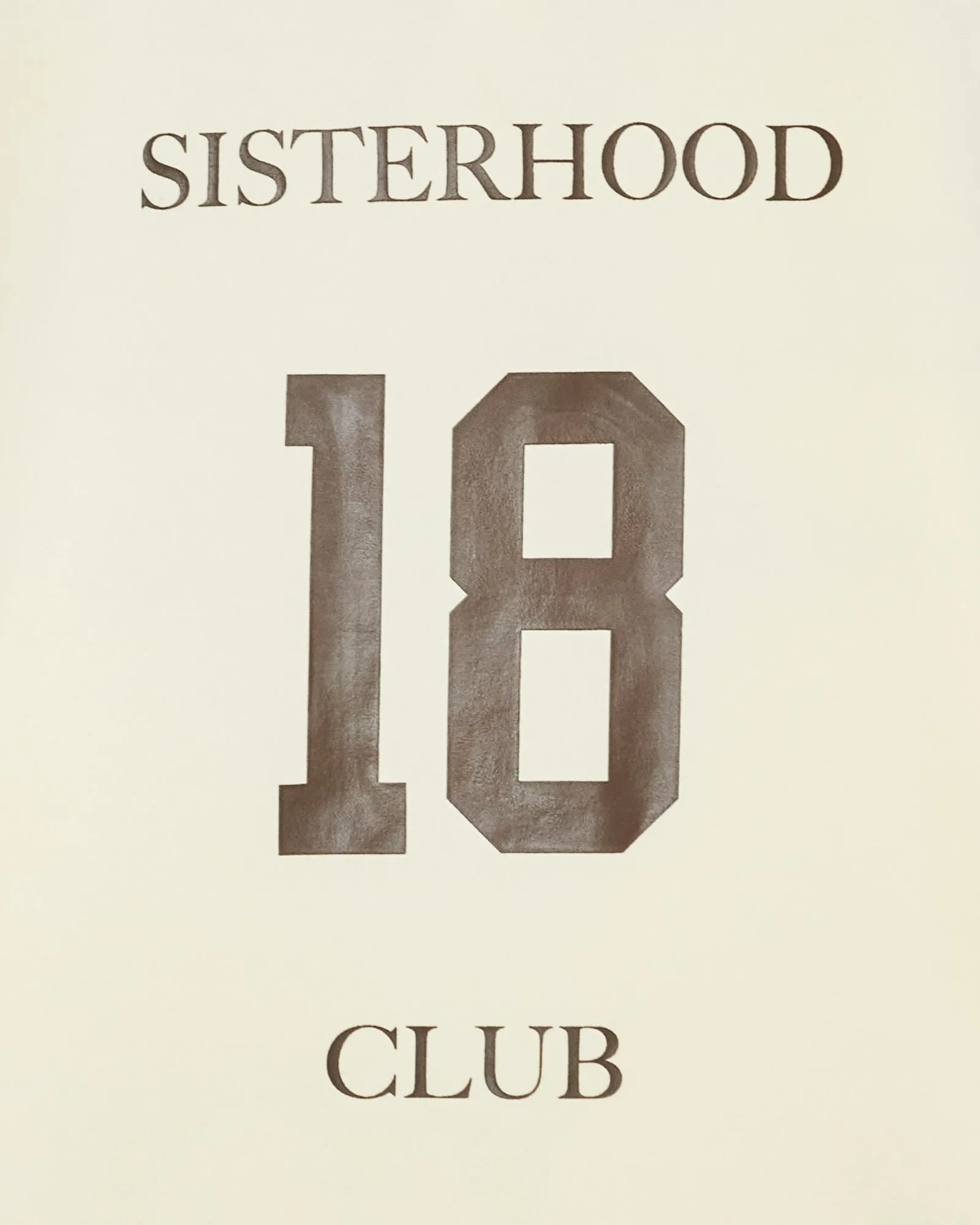 Sisterhood S/S GAME SHIRTS OFF WHITE