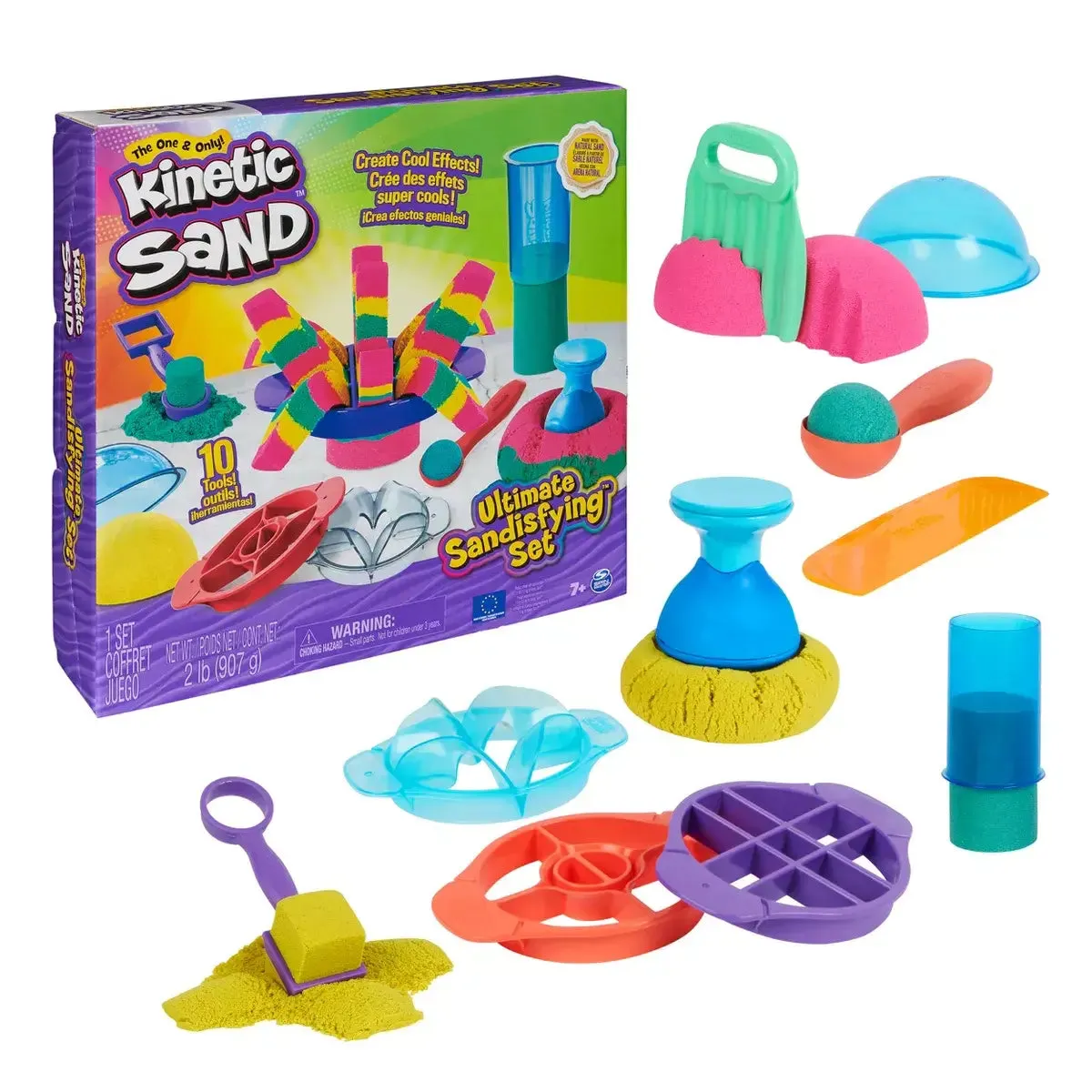 Spin Master Toys Kinetic Sand Ultimate Satisfying Set
