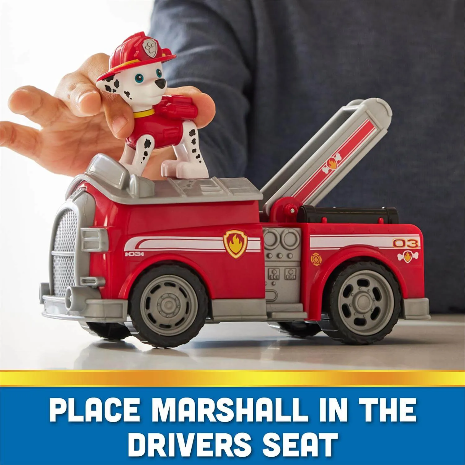 Spin Master Toys PAW Patrol Marshall and Firetruck Figure Set