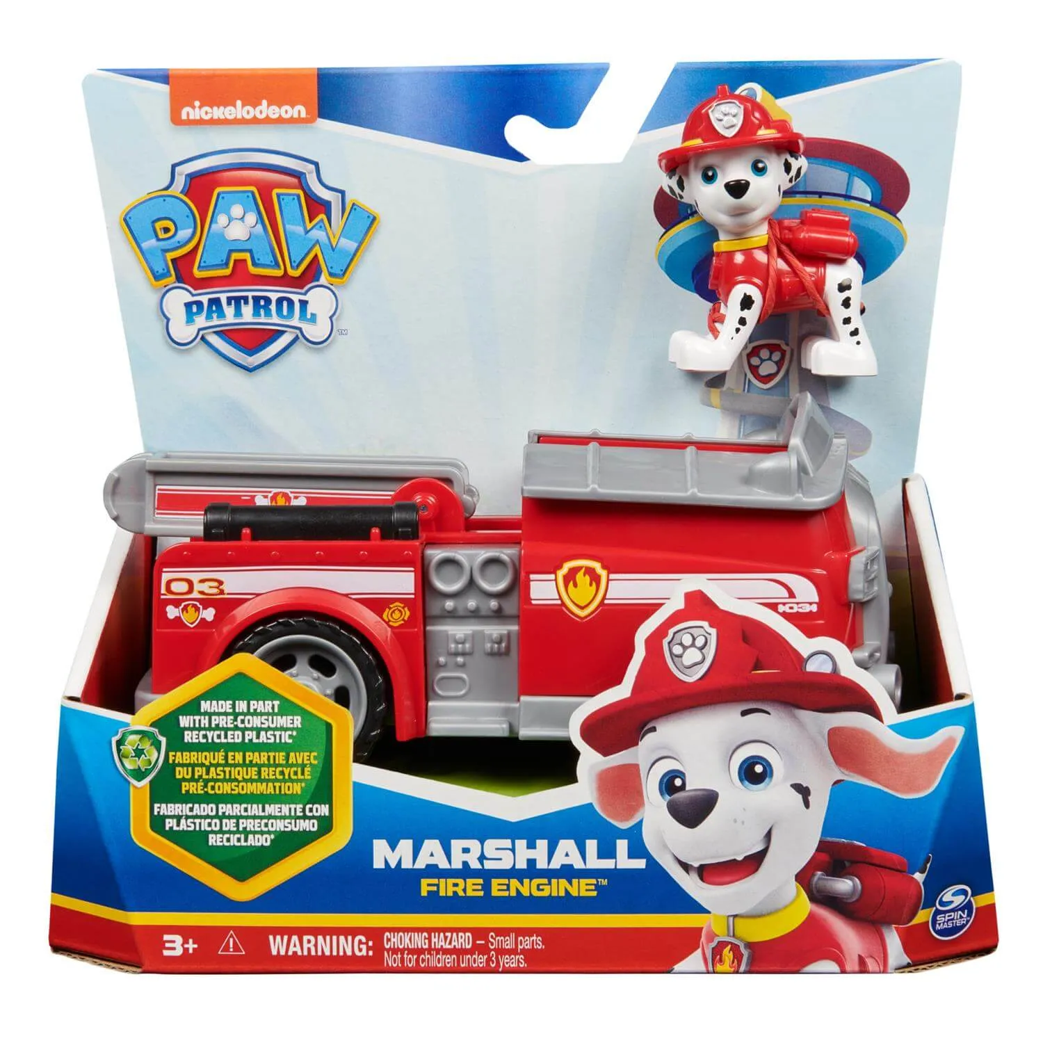 Spin Master Toys PAW Patrol Marshall and Firetruck Figure Set