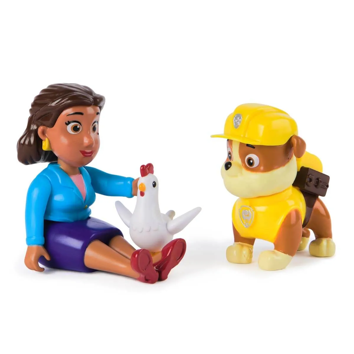 Spin Master Toys Paw Patrol Rubble and Mayor Goodway Figure Playset