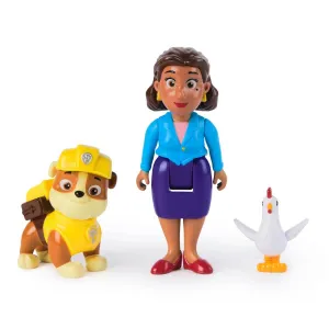 Spin Master Toys Paw Patrol Rubble and Mayor Goodway Figure Playset