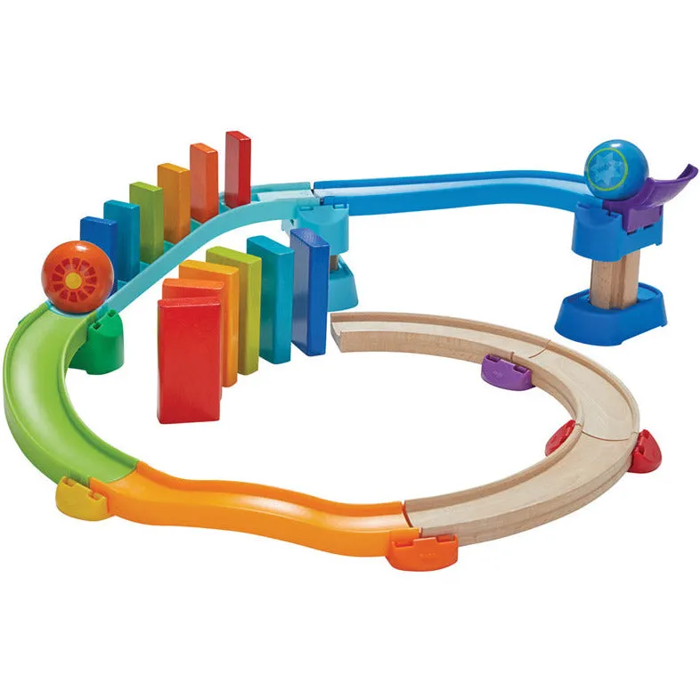 Spiral Domino Ball Track